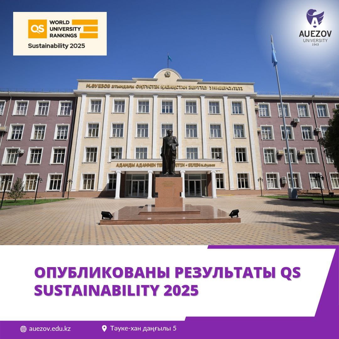 ОПУБЛИКОВАНЫ РЕЗУЛЬТАТЫ QS SUSTAINABILITY 2025 ПОЗДРАВЛЯЕМ!